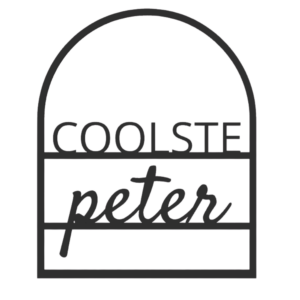 Quote “coolste peter” in boogvorm